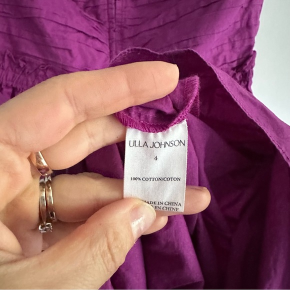 Ulla Johnson Purple Ella Dress In Orchid - Picture 8 of 10